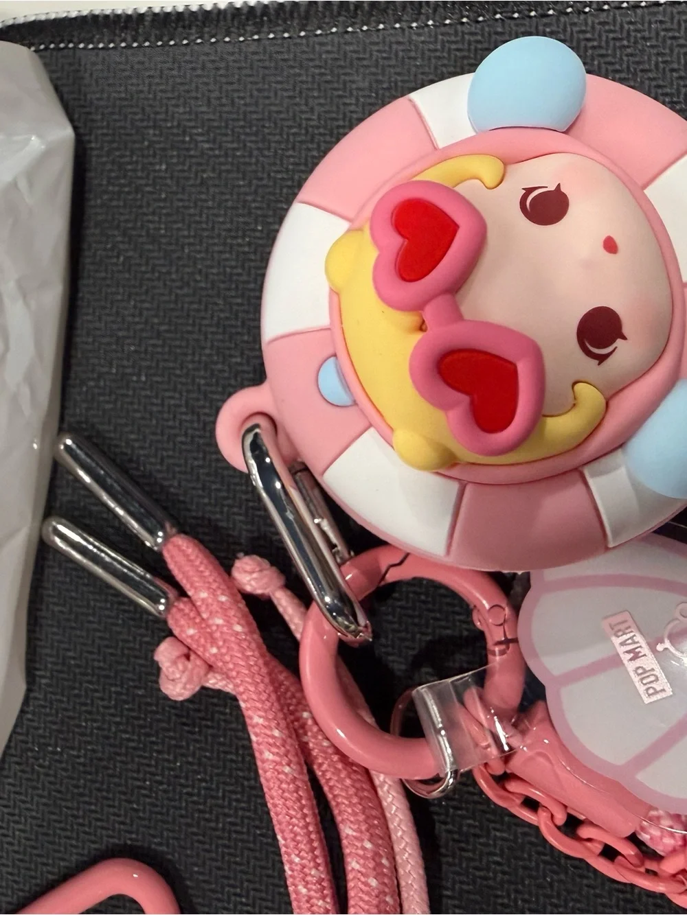 POP MART POP BEAN Island Vacation Series Multi-functional Lanyard Skullpanda